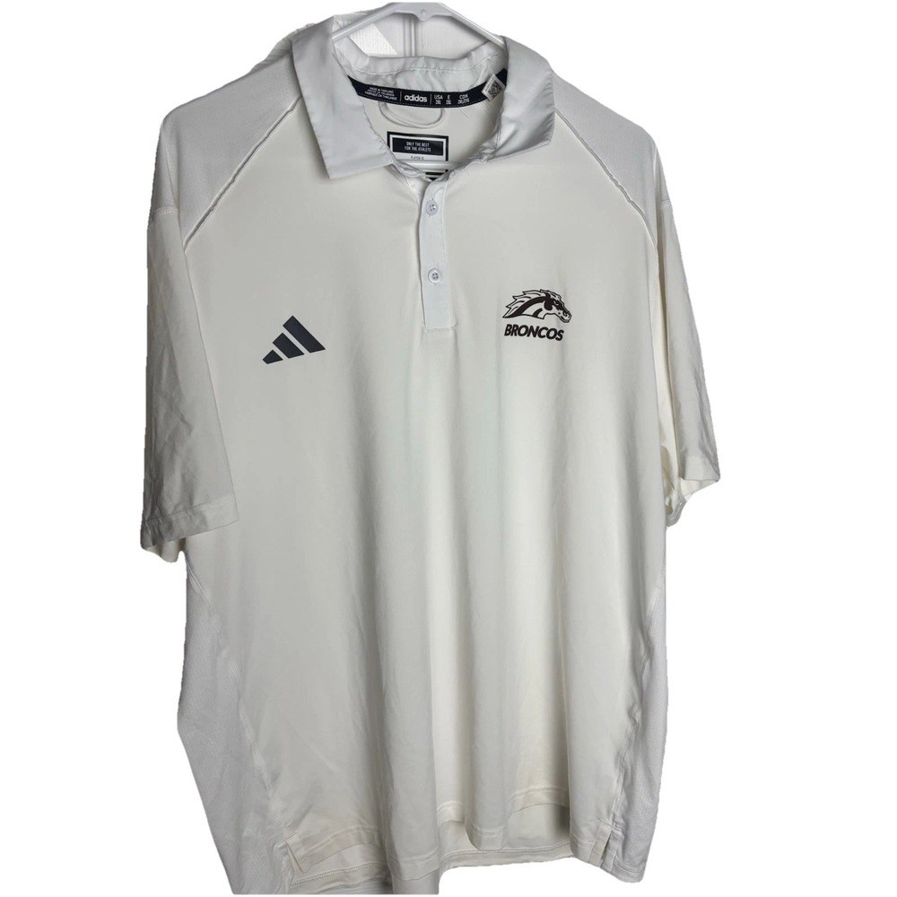 Adidas‎ Western Michigan Broncos TEAM ISSUED Short Sleeve Button Shirt Men's XXL